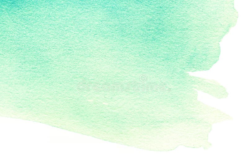 Abstrakt färgstänk för turkosfärgvattenfärg Akvarellhand P vektor illustrationer