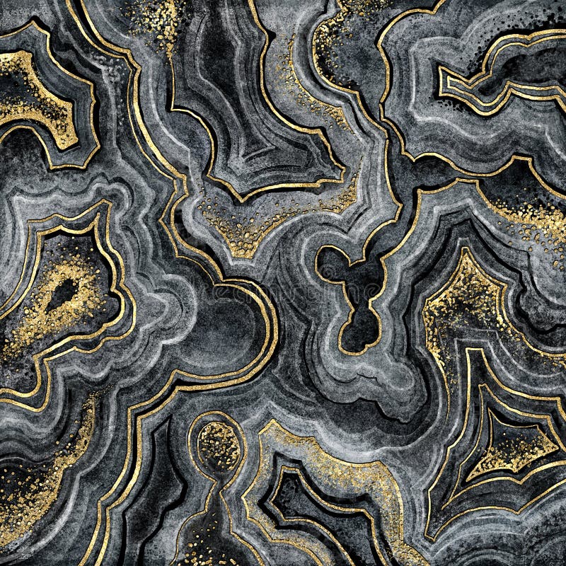 Abstract background, fake lace agate with golden veins, painted artificial stone texture, marbled surface, digital marbling illustration. Abstract background, fake lace agate with golden veins, painted artificial stone texture, marbled surface, digital marbling illustration