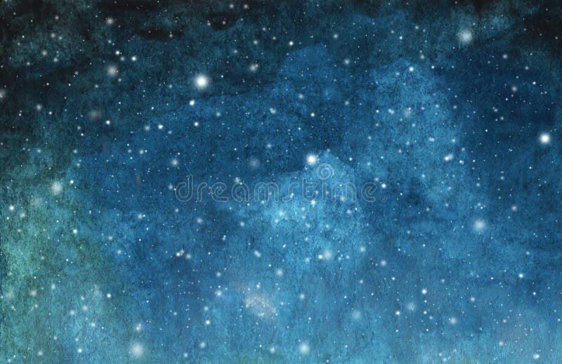 Abstrakt galaxm? lning Kosmisk textur f? r vattenf? rg med stj? rnor sky f? r natt f? r abstraktionillustrationblixt stock illustrationer