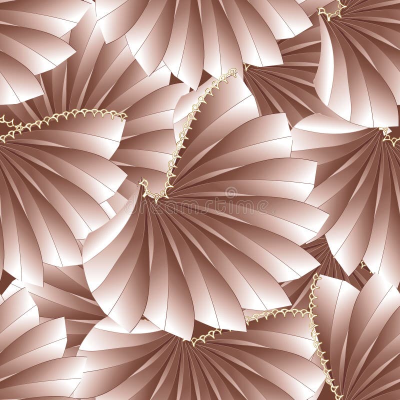 Abstrakt geometrisk blom- sömlös modell 3d Dekorativ vektor stock illustrationer