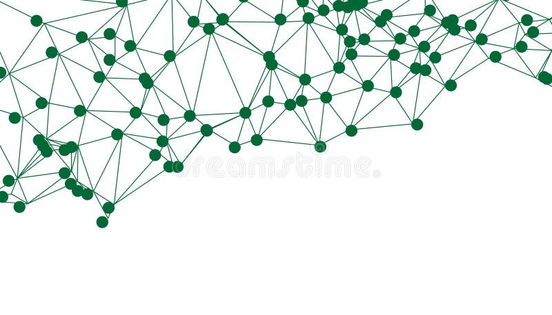 Abstrakt geometrisk nätbakgrund med sammankopplade svarta punkter och linjer minimalistisk polygonnätstruktur för sammankopplade s stock illustrationer