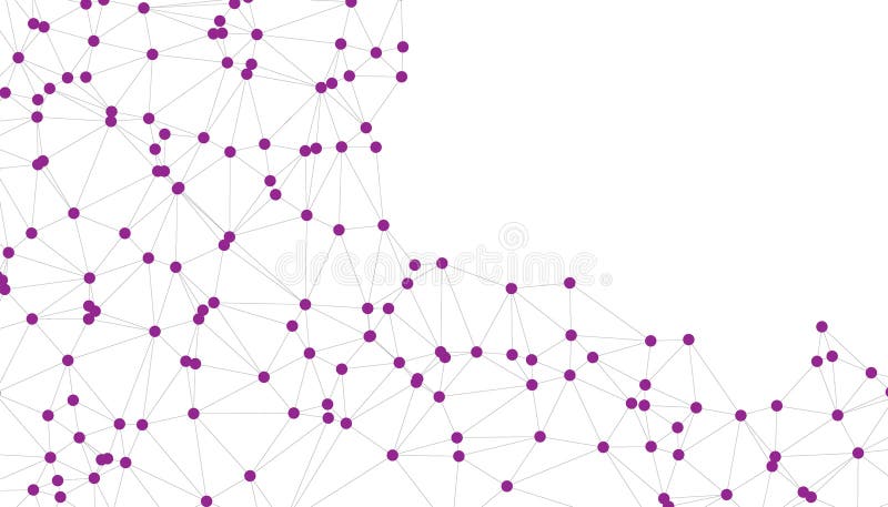 Abstrakt geometrisk nätbakgrund med sammankopplade svarta punkter och linjer minimalistisk polygonnätstruktur för sammankopplade s stock illustrationer