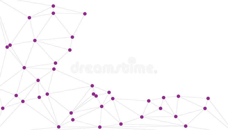 Abstrakt geometrisk nätbakgrund med sammankopplade svarta punkter och linjer minimalistisk polygonnätstruktur för sammankopplade s stock illustrationer