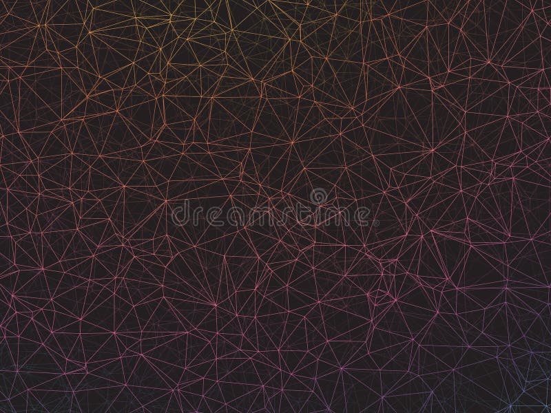 Abstrakt geometrisk nätverksbakgrund royaltyfri illustrationer