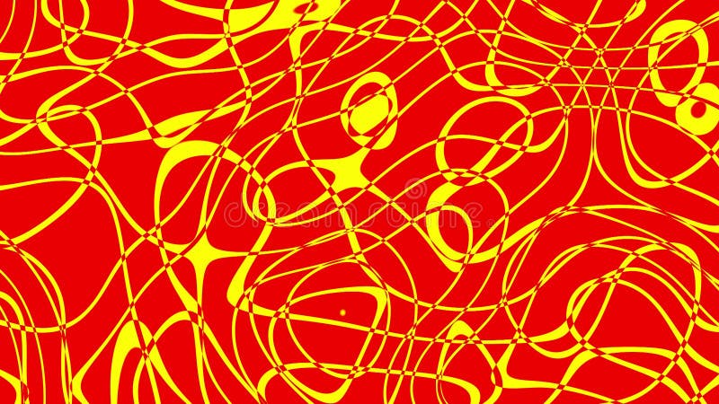 Abstrakt geometrisk, sömlös linjemönsterbakgrund. abstrakt röd gul stripes kaleidoskop loop. snabb psykedelisk färgstark vektor illustrationer
