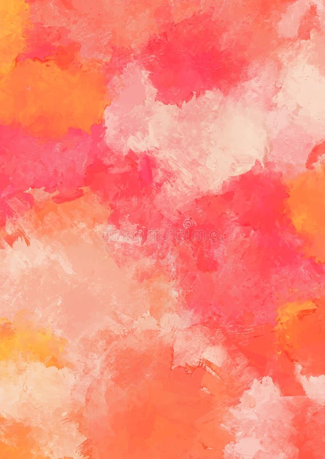 Abstrakt handmålad modern väggkonst royaltyfri illustrationer