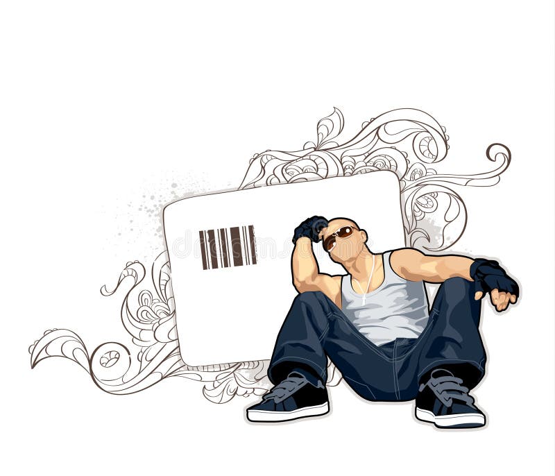 abstrakt illustrationmanvektor stock illustrationer abstrakt illustrationmanvektor stock illustrationer