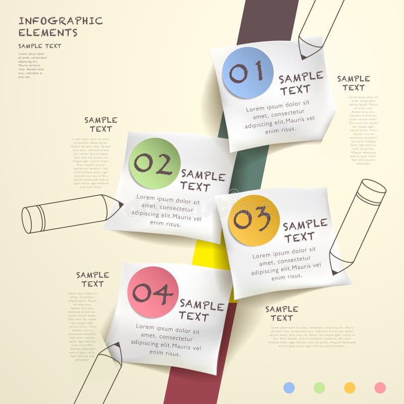 Abstrakt infographics för flödesdiagram vektor illustrationer Abstrakt infographics för flödesdiagram vektor illustrationer