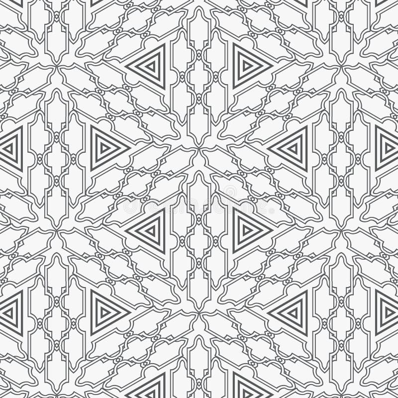 Abstrakt islamisk modell i arabisk stylebackground traditionell arabisk geometrisk modell, östlig prydnad stock illustrationer
