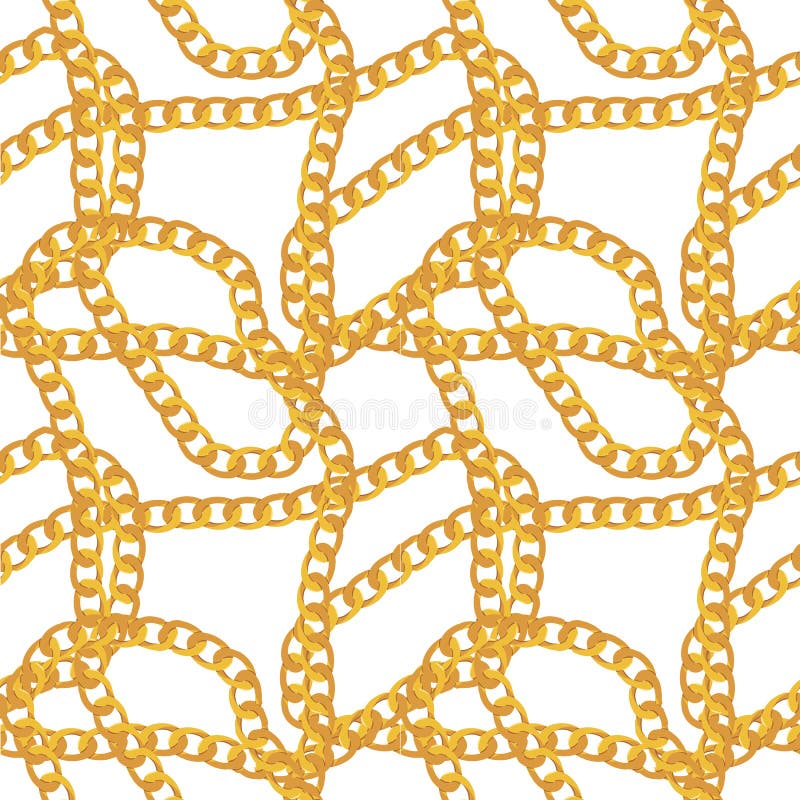 Abstrakt kedjebakgrund, sömlös mönsterbakgrund. vektorillustration royaltyfri illustrationer