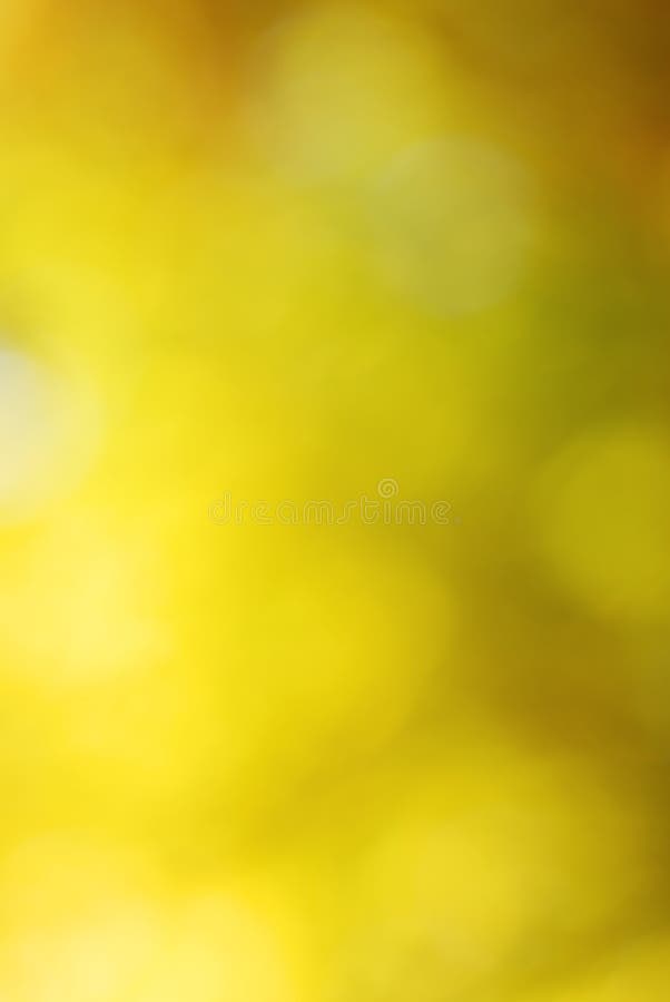 Abstrakt ljus gul bokeh royaltyfria bilder