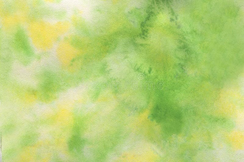 Abstrakt ljus, vattenfärgbakgrund för ljusfärg. handritad, gul, vit övertoningsmålning. arkivbild
