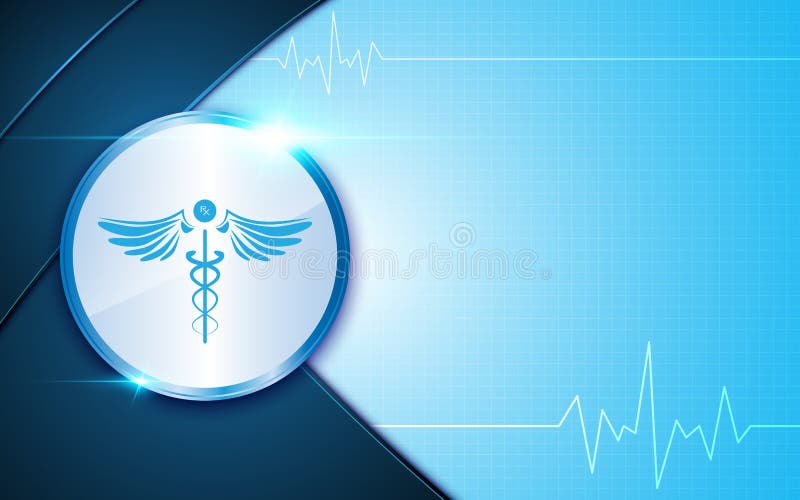 Abstrakt medicinsk bakgrund för begrepp för apotekmedicininnovation stock illustrationer