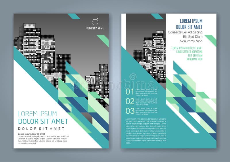 Abstrakt minsta geometrisk bakgrund för formpolygondesign för affärsårsrapportbokomslag stock illustrationer