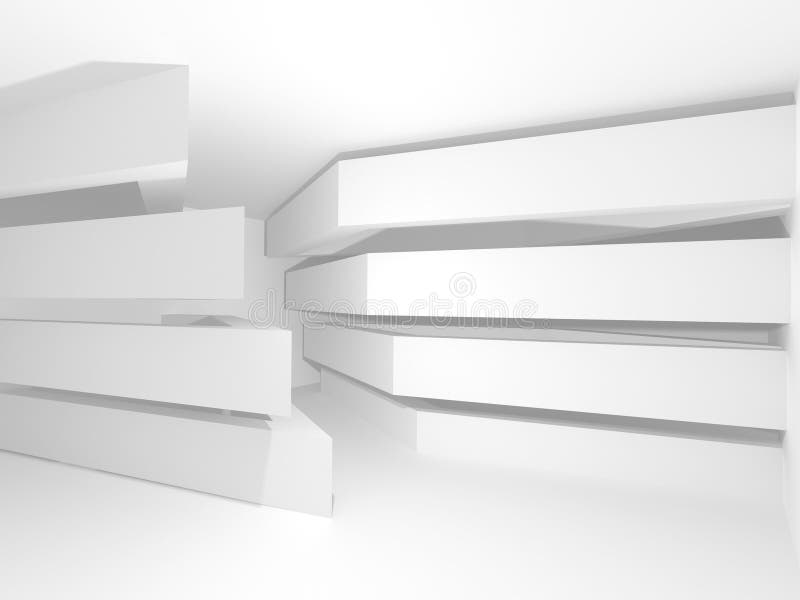 Abstrakt modern vit arkitekturbakgrund vektor illustrationer Abstrakt modern vit arkitekturbakgrund vektor illustrationer