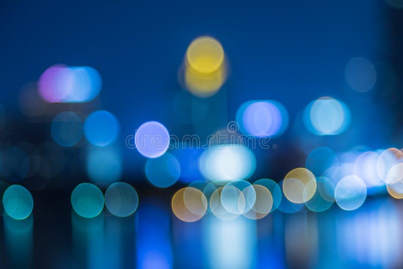 Abstrakt, noc pejzażu miejskiego światła plamy bokeh, defocused tło obraz royalty free Abstrakt, noc pejzażu miejskiego światła plamy bokeh, defocused tło obraz royalty free