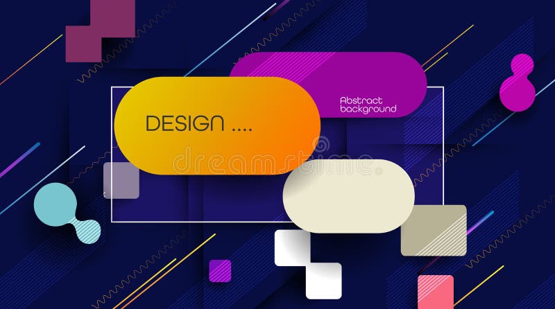Abstrakt PIXEL för vektor eller geometrisk modellbakgrund Illustration av fyrkanter med blå suddig lutningbakgrund för färg royaltyfri illustrationer Abstrakt PIXEL för vektor eller geometrisk modellbakgrund Illustration av fyrkanter med blå suddig lutningbakgrund för färg royaltyfri illustrationer