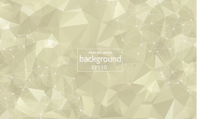 Abstrakt polygonal utrymmebakgrund med att förbinda pricker och fodrar Låg Poly vektorillustration royaltyfri illustrationer Abstrakt polygonal utrymmebakgrund med att förbinda pricker och fodrar Låg Poly vektorillustration royaltyfri illustrationer