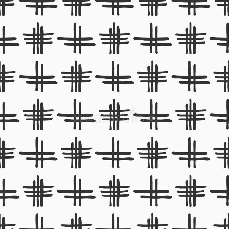 Abstrakt s?ml?s modell av hand drog sk?rande band Monokrom vektorbakgrund royaltyfri illustrationer Abstrakt s?ml?s modell av hand drog sk?rande band Monokrom vektorbakgrund royaltyfri illustrationer