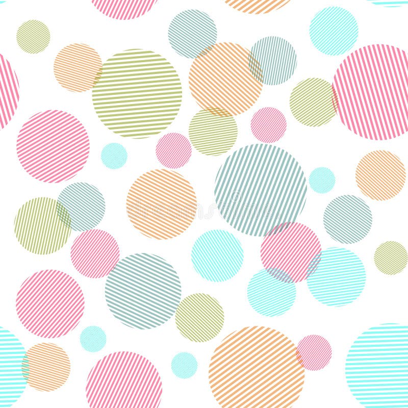 Abstract seamless pattern with colorful circles shapes elements. Vector illustration design eps 10. Abstract seamless pattern with colorful circles shapes elements. Vector illustration design eps 10