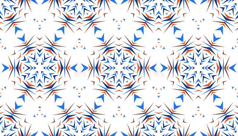 Abstrakt s?ml?s modell med kalejdoskopet Symmetriska modeller av reflexioner av diagram royaltyfri illustrationer Abstrakt s?ml?s modell med kalejdoskopet Symmetriska modeller av reflexioner av diagram royaltyfri illustrationer