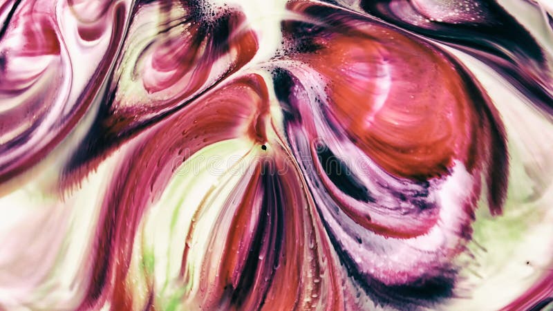 Abstrakt skönhet av konstfärgpulvermålarfärg exploderar färgrik fantasispridning