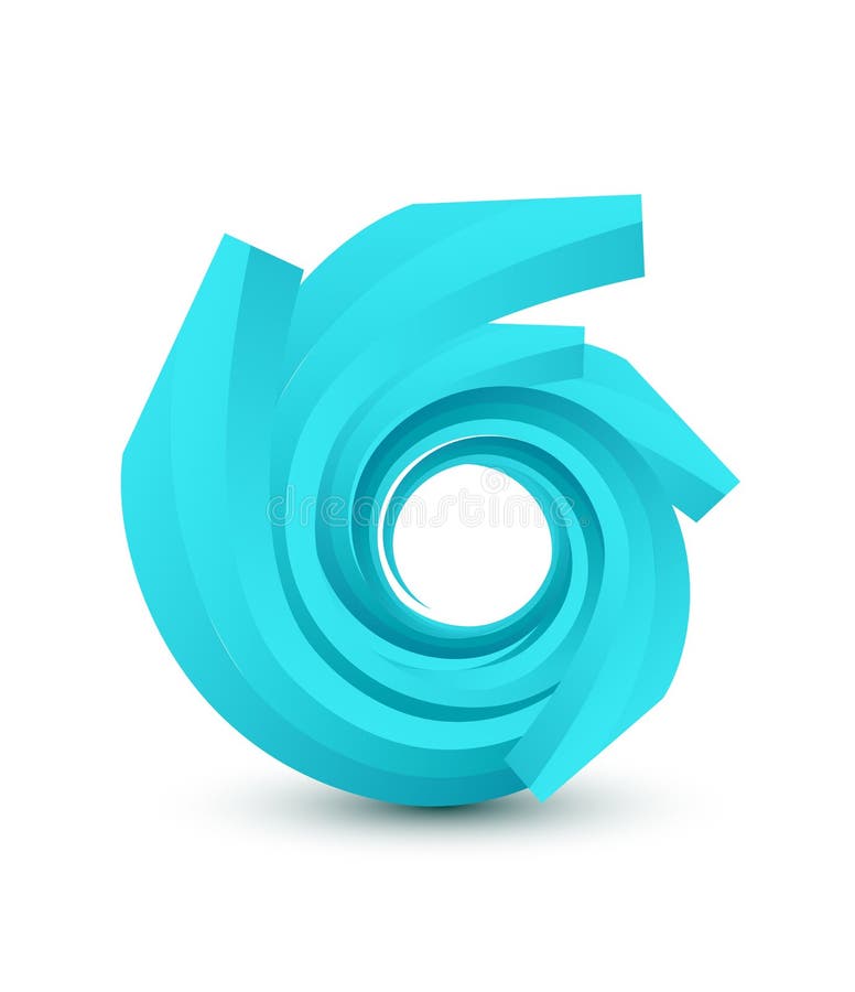 Abstrakt symbol vektor illustrationer