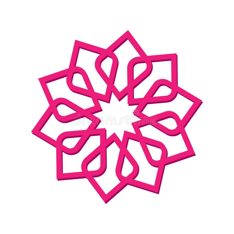 Abstrakt symbol för logosymbol Vektorillustration som isoleras på bakgrunden Geometriskt symbol av den komplexa strukturen Skönhe stock illustrationer Abstrakt symbol för logosymbol Vektorillustration som isoleras på bakgrunden Geometriskt symbol av den komplexa strukturen Skönhe stock illustrationer