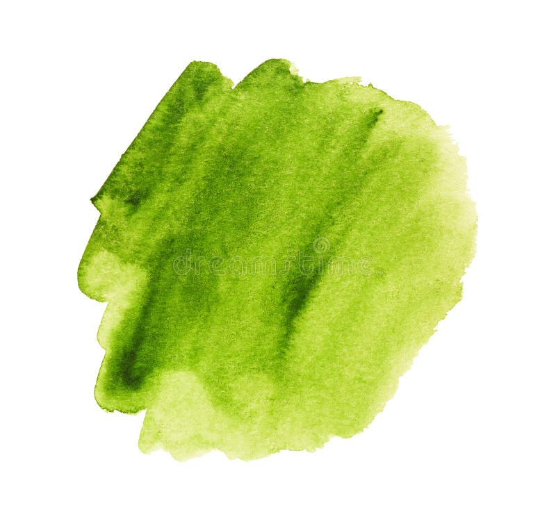 Abstrakt vattenfärggräsplanfläck som isoleras på vit bakgrund vektor illustrationer Abstrakt vattenfärggräsplanfläck som isoleras på vit bakgrund vektor illustrationer