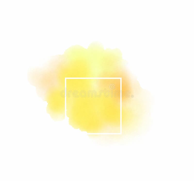 Abstrakt vattenfärglogomall på isolerad vit bakgrund stock illustrationer Abstrakt vattenfärglogomall på isolerad vit bakgrund stock illustrationer