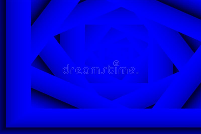 Abstract vector 3d background in blue tones. Quadrangular frames superimposed on each other. Blue gradient. Abstract vector 3d background in blue tones. Quadrangular frames superimposed on each other. Blue gradient.