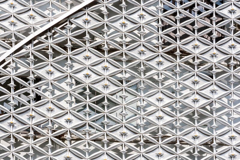 Abstrakt zamknięty nowożytny zewnętrzny architektoniczny metal ściany pa up obrazy royalty free Abstrakt zamknięty nowożytny zewnętrzny architektoniczny metal ściany pa up obrazy royalty free