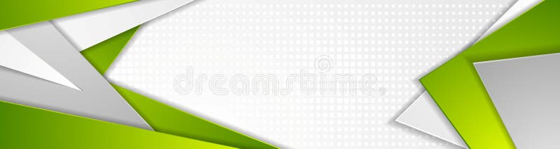 Abstrakt zieleń i popielatej techniki sztandaru geometryczny projekt ilustracja wektor Abstrakt zieleń i popielatej techniki sztandaru geometryczny projekt ilustracja wektor