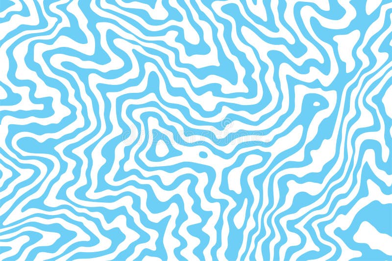 Abstrakta blåa topographic konturlinjer av berg Linje teckningsbakgrund för kurva för topografiöversiktskonst med kopieringsutrym stock illustrationer