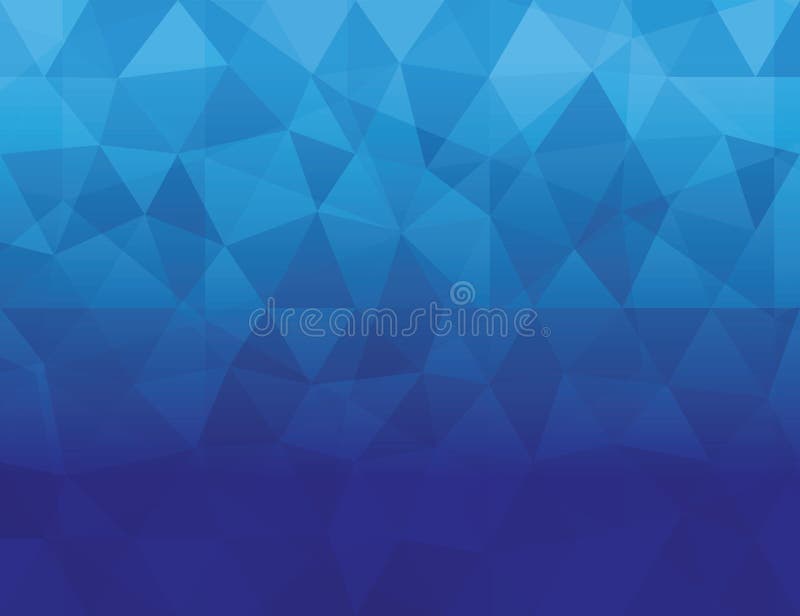Abstrakta blått färgar Polygonal geometrisk bakgrund royaltyfri illustrationer