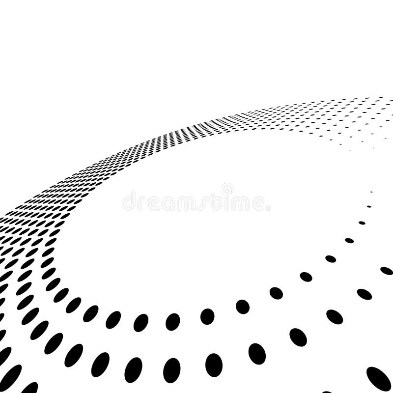 Abstrakta pierścionek czarne kropki Halftone skutek z gradientem Nowożytnego projekta wektoru tło ilustracji Abstrakta pierścionek czarne kropki Halftone skutek z gradientem Nowożytnego projekta wektoru tło ilustracji