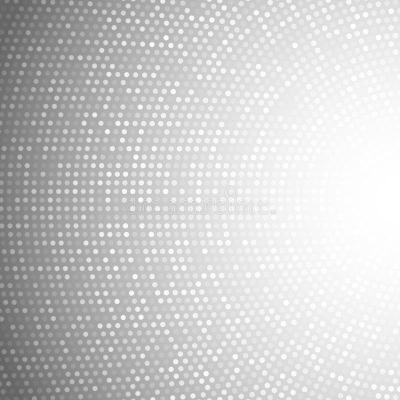 Abstrakta runda ljusa Gray Background stock illustrationer Abstrakta runda ljusa Gray Background stock illustrationer