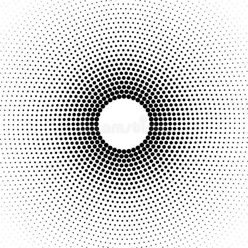 Abstrakta runda svarta rastrerade prickar i vit bakgrund vektor illustrationer Abstrakta runda svarta rastrerade prickar i vit bakgrund vektor illustrationer