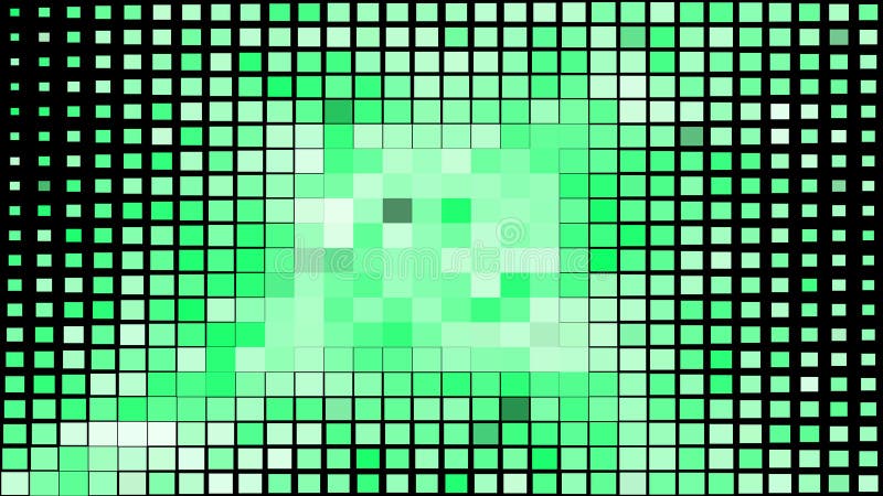 Abstrakta Zielonego i Czarnego kwadrata piksla mozaiki tła wektoru wizerunek ilustracji Abstrakta Zielonego i Czarnego kwadrata piksla mozaiki tła wektoru wizerunek ilustracji