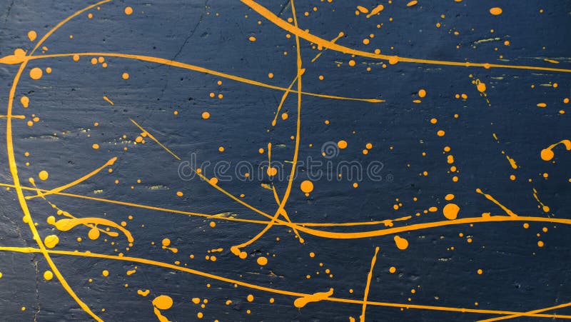 Abstrakte Olfarbe Gelb Farbe Splatter Auf Dunkelblauem Texturhintergrund Farbe Textur Hintergrund Design Stockbild Bild Von Blau Korn 215721283