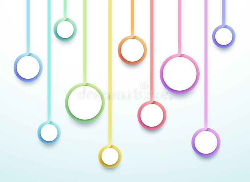 Abstrakte bunte 10 Schritt-Kreise Infographic des Vektor-3d vektor abbildung Abstrakte bunte 10 Schritt-Kreise Infographic des Vektor-3d vektor abbildung
