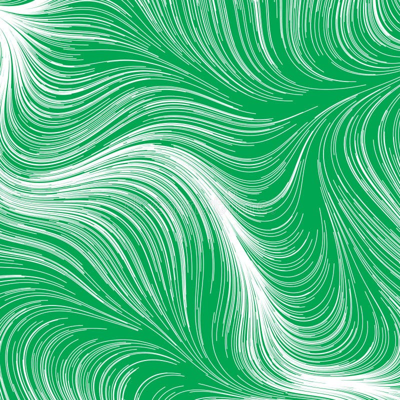 Abstrakte bunten Rendering von zufälligen welligen kurvigen Writhe Linien Design Element Serie lizenzfreie abbildung