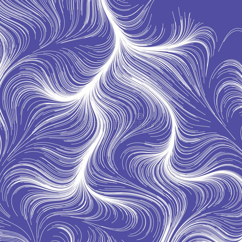 Abstrakte bunten Rendering von zufälligen welligen kurvigen Writhe Linien Design Element Serie lizenzfreie abbildung