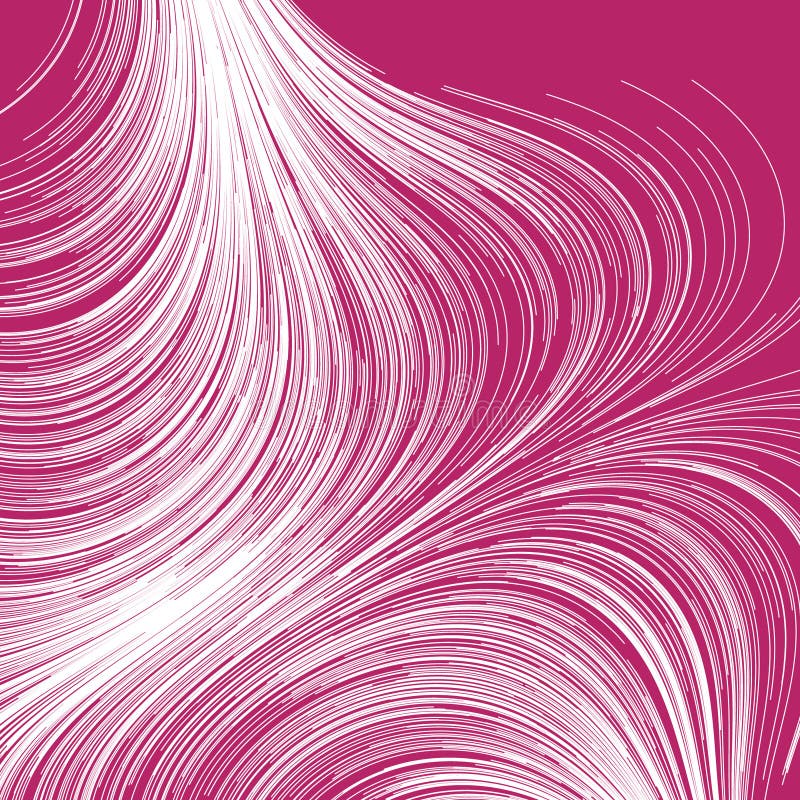 Abstrakte bunten Rendering von zufälligen welligen kurvigen Writhe Linien Design Element Serie vektor abbildung