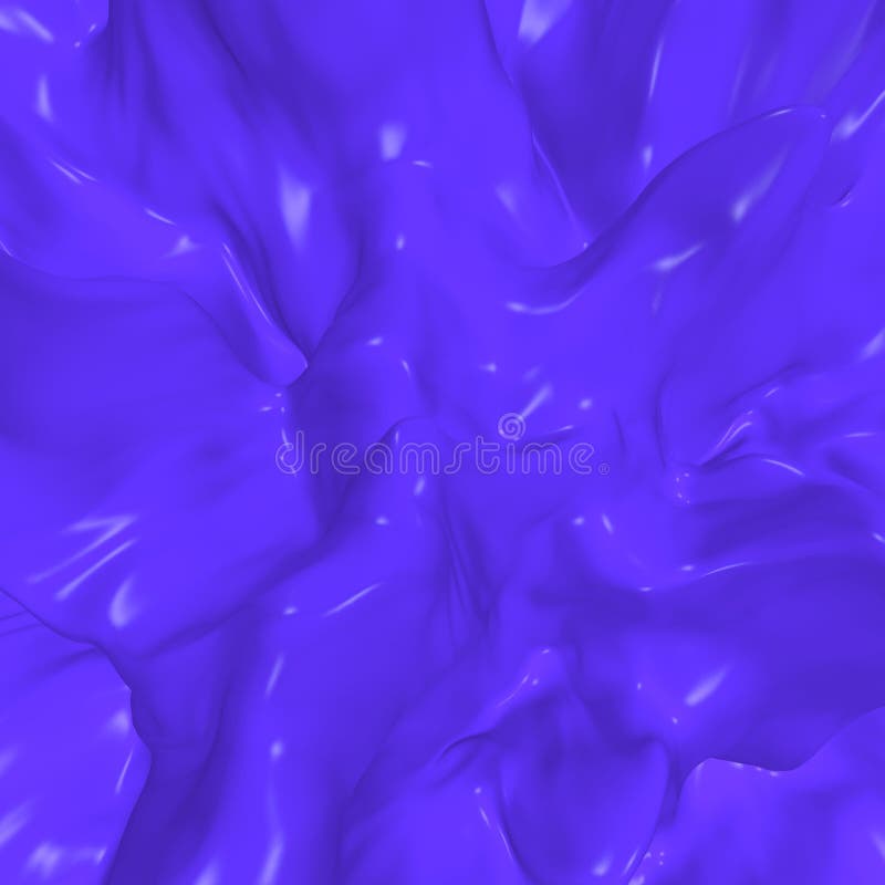 Abstrakte 3D-Kurven violetten Kunststoffhintergrund. Farbstoffbewegungs-Textur der Wellenfläche. psychedelischer suraler Hintergru lizenzfreie abbildung