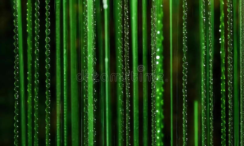 Abstrakte digitale grüne Linien lizenzfreie abbildung