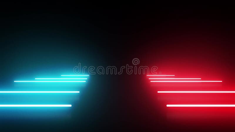 Abstrakte digitale Neon-Retro-Hintergrundschleife vektor abbildung