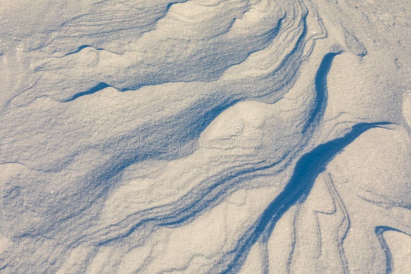 Abstract shapes and pattern of wind in snow in the Norwegian mountains. Abstract shapes and pattern of wind in snow in the Norwegian mountains