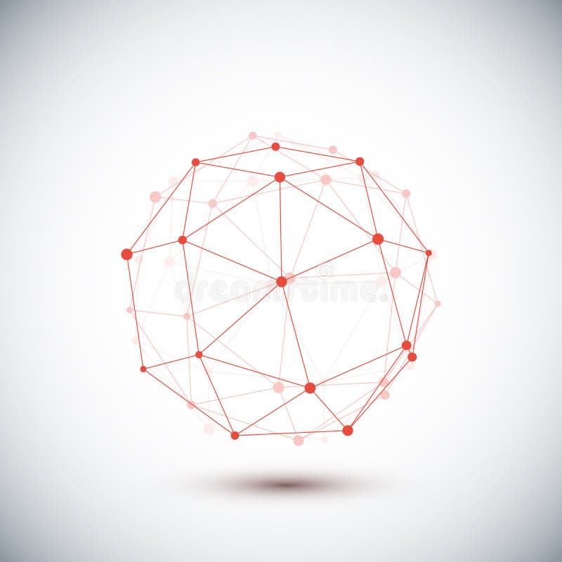 Abstrakte geometrische Form lizenzfreie abbildung