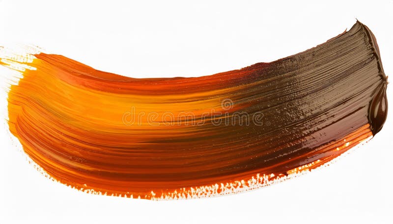 Abstrakte Gestaltung durch Mischung von orangefarbener und braun Farbe lizenzfreies stockbild
